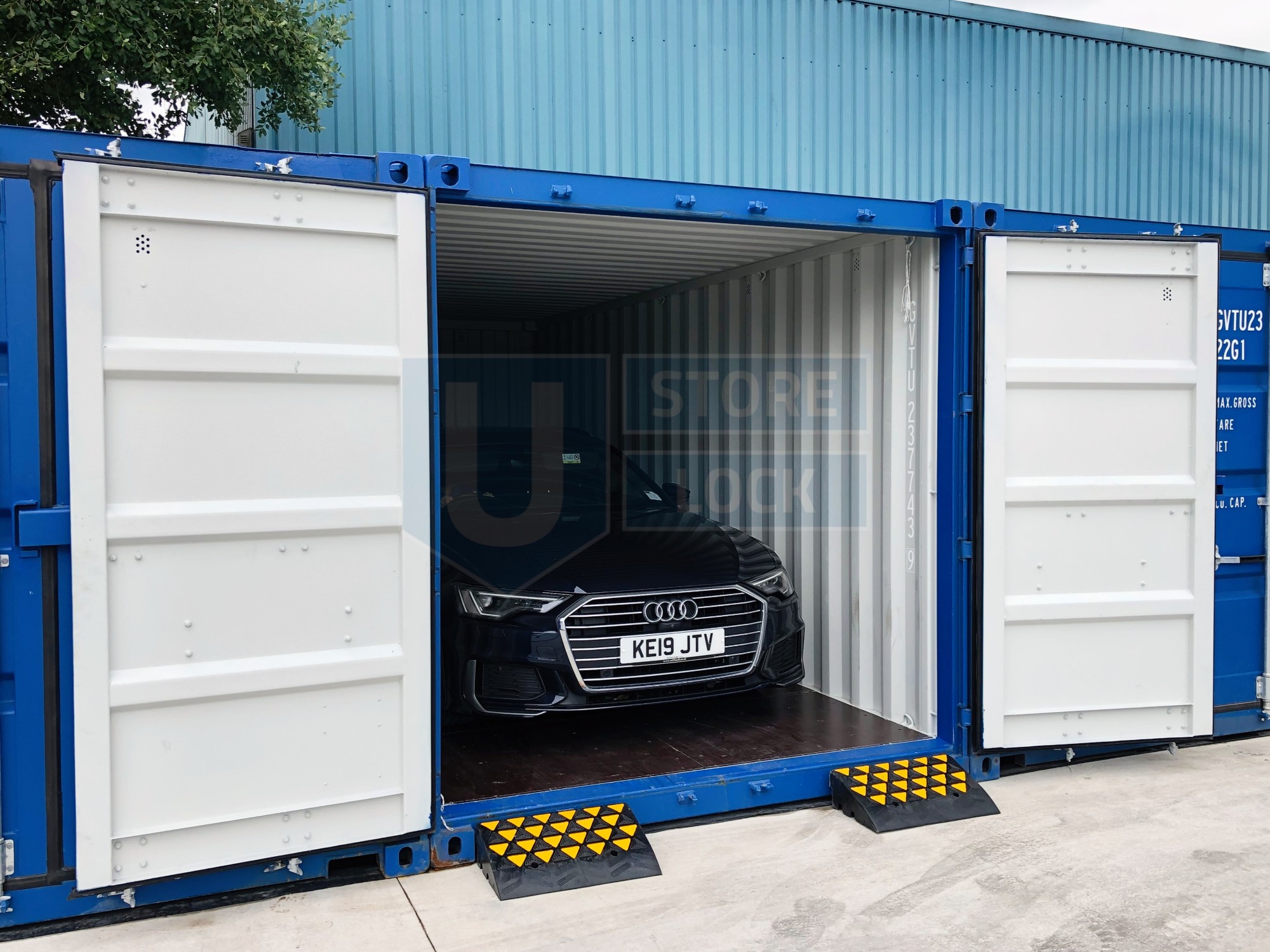 Storing A Car in a Shipping Container